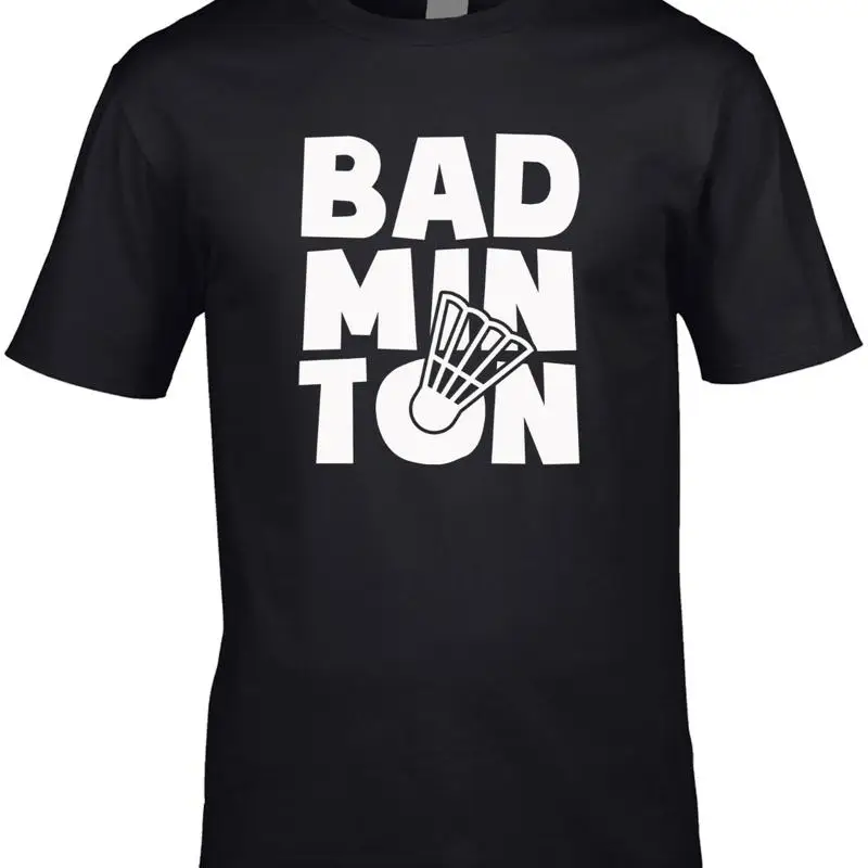 Badminton Racket - 배드민턴 남성용 티셔츠 재미있는 스포츠 선수