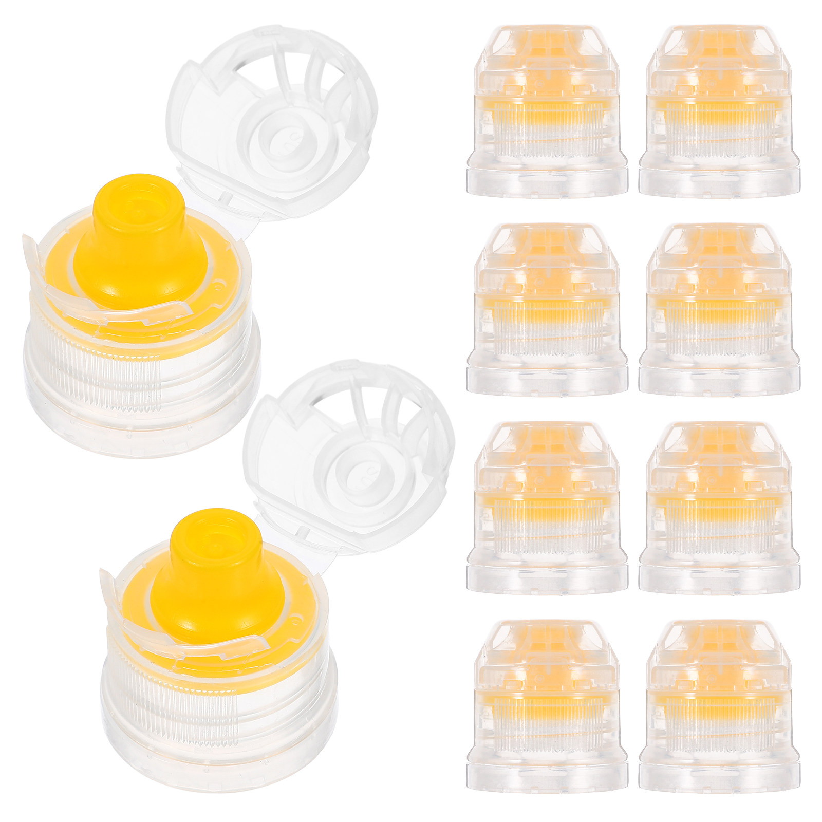 Sports Water Bottle Insulated - 10개 재사용 가능한 푸시풀 플립 캡