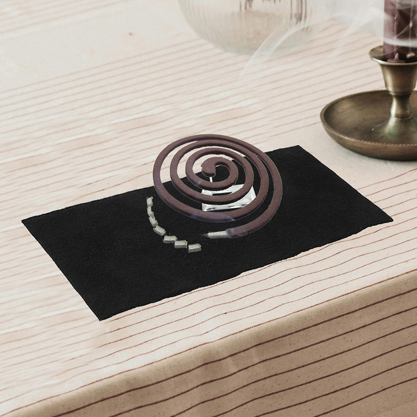 2개입, 방화 기능이 있는 향로 받침대, 25x10cm - Yoga Mat 리뷰 및 가격